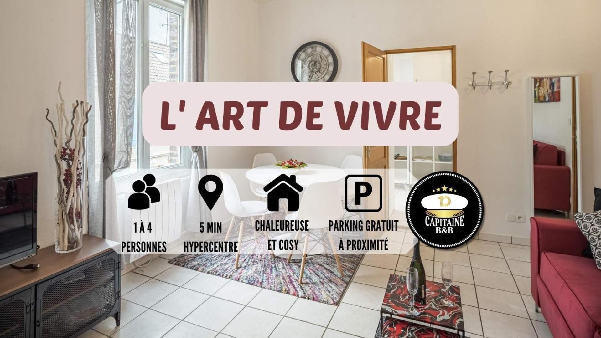 L' Art De Vivre - 3 Min Hypercentre - 4 Personnes Apartment Troyes Ngoại thất bức ảnh